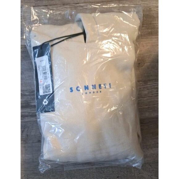 Sonneti London Kids' Beige Cozy Fleece Pullover Hoodie Sweatshirt - Med (13) - Picture 3 of 5